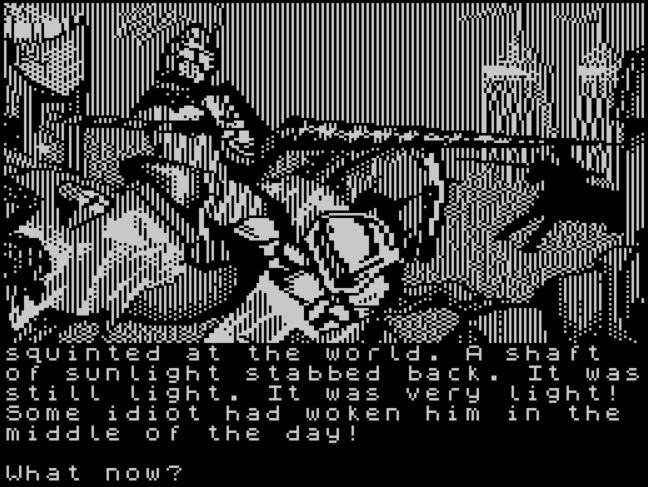 Knight Orc - ZX Spectrum game screenshot (1987) by Level 9 Computing